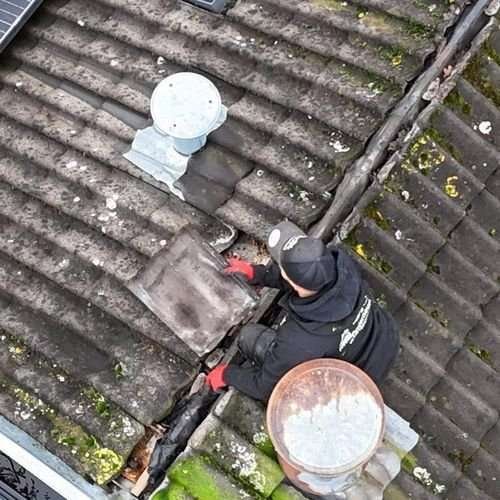 Een dakrenovatie bij oud pannendak in Almere